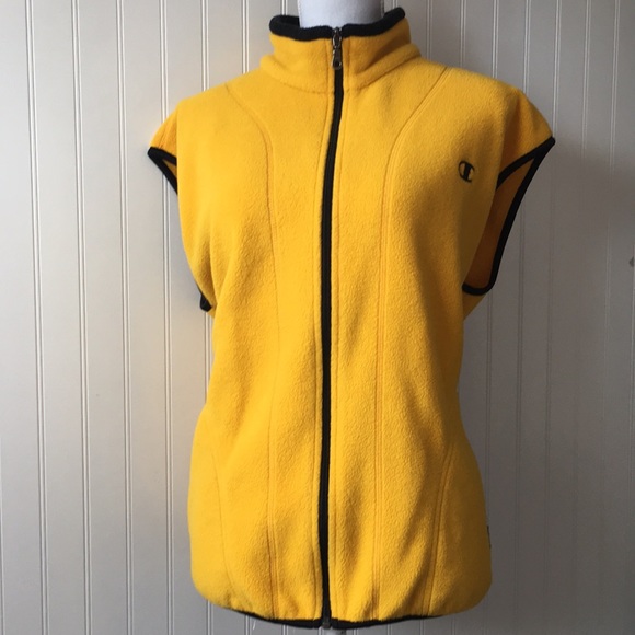 yellow champion vest